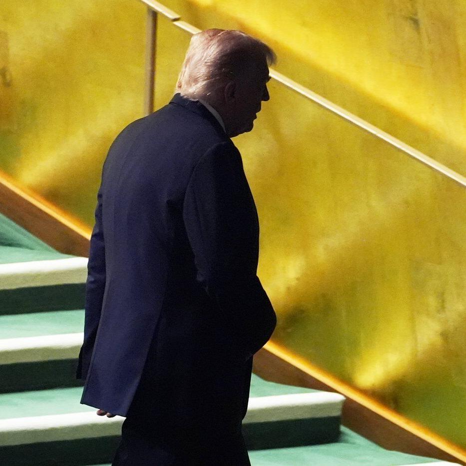 In front of drowning nations, Trump calls climate change a 'con job.' Here are the facts and context